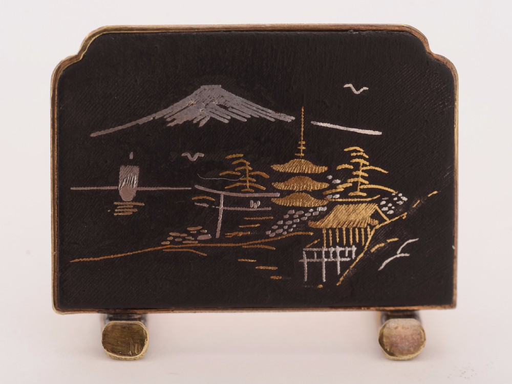 Set of 6 Japanese Komai-Style Menu Holders, Circa 1920 View IV