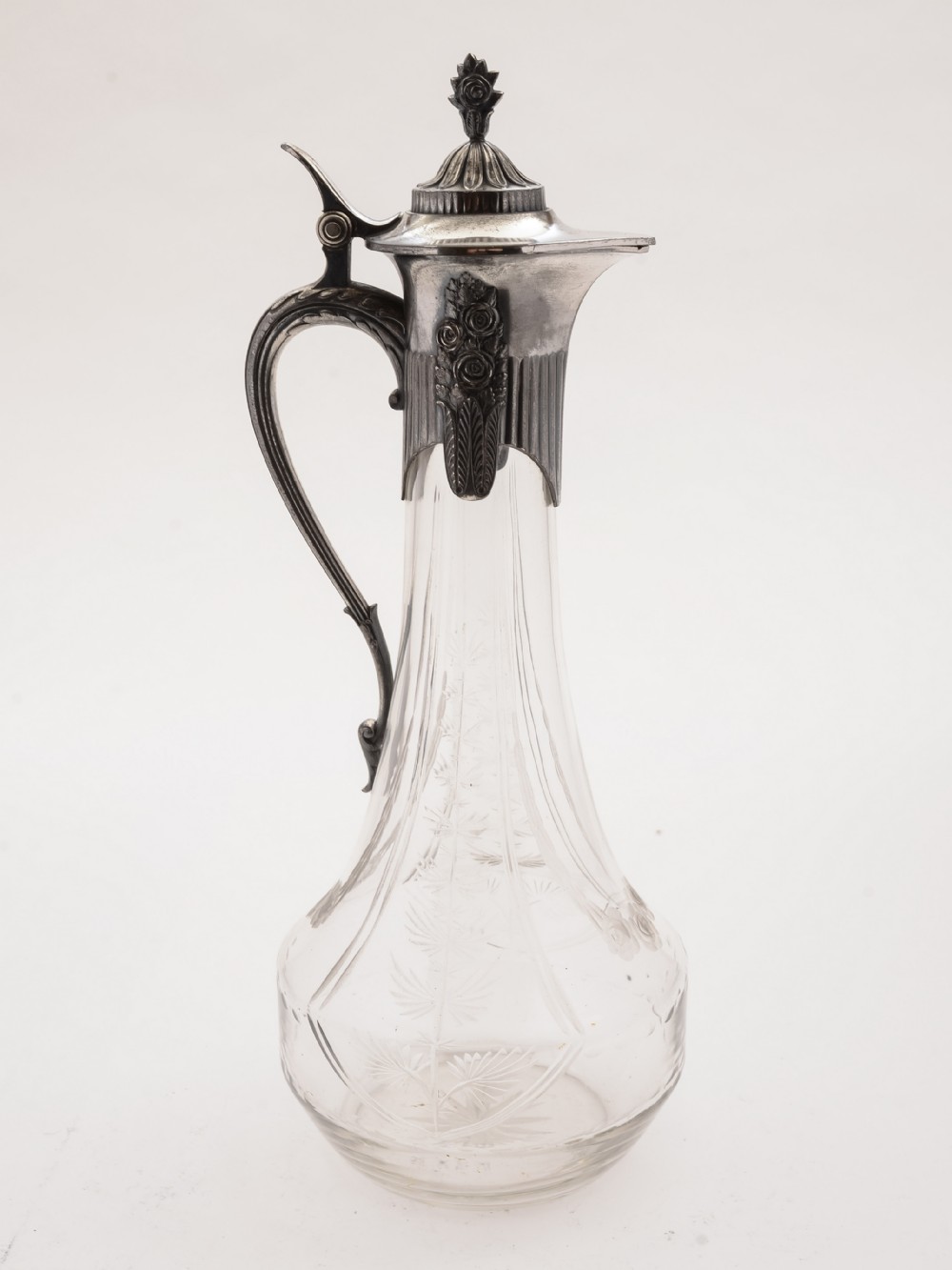 WMF Pewter Topped Claret Jug, Circa 1900