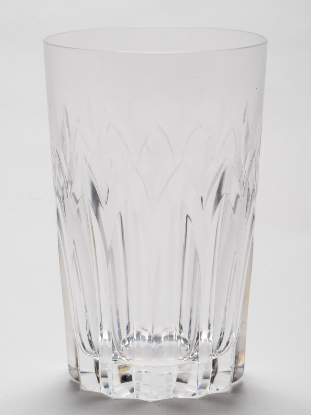 Set of 5 Three Quarter Pint Cut Glass Tumblers, Circa 1910 View III