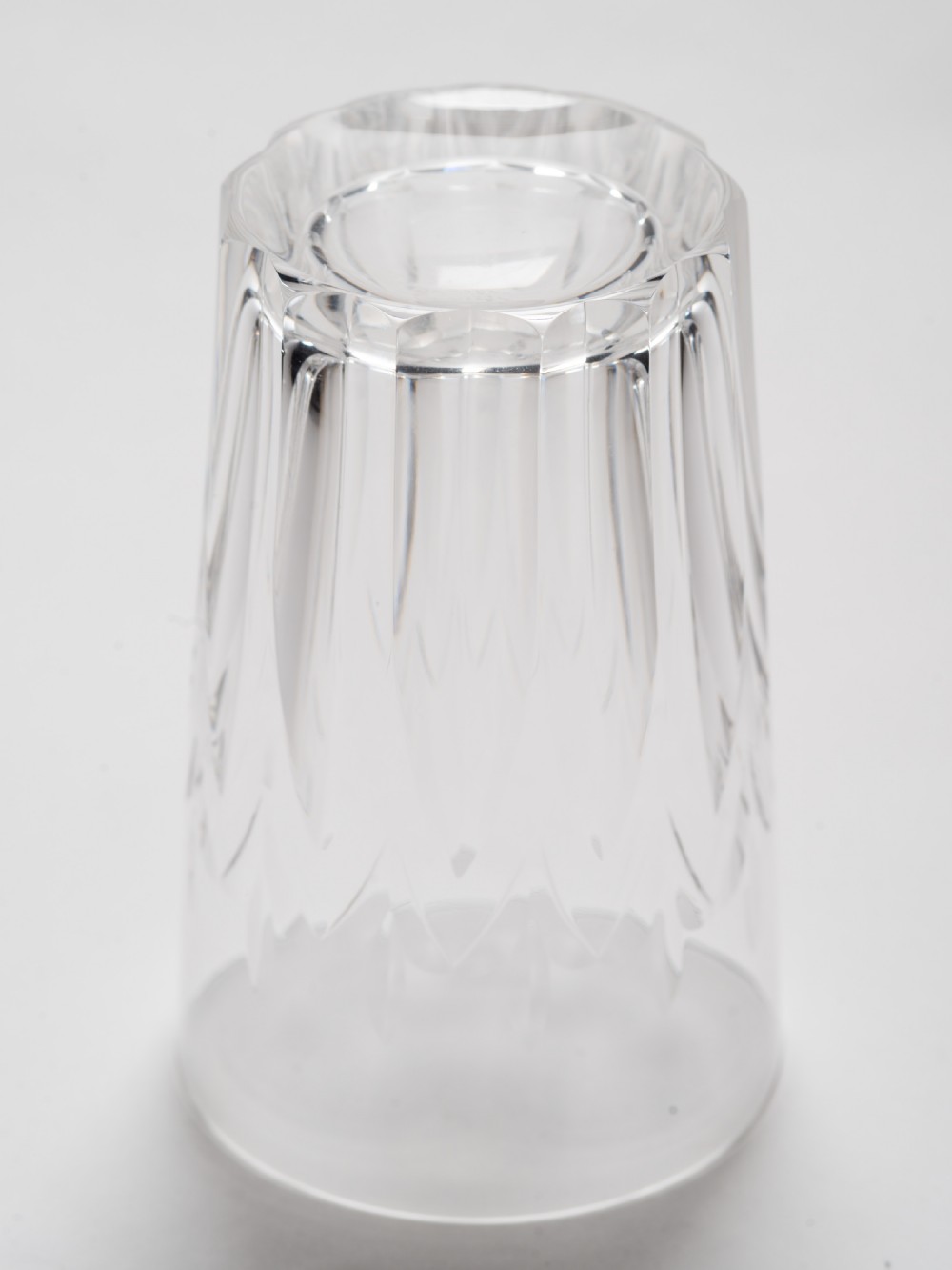 Set of 5 Three Quarter Pint Cut Glass Tumblers, Circa 1910 View IV