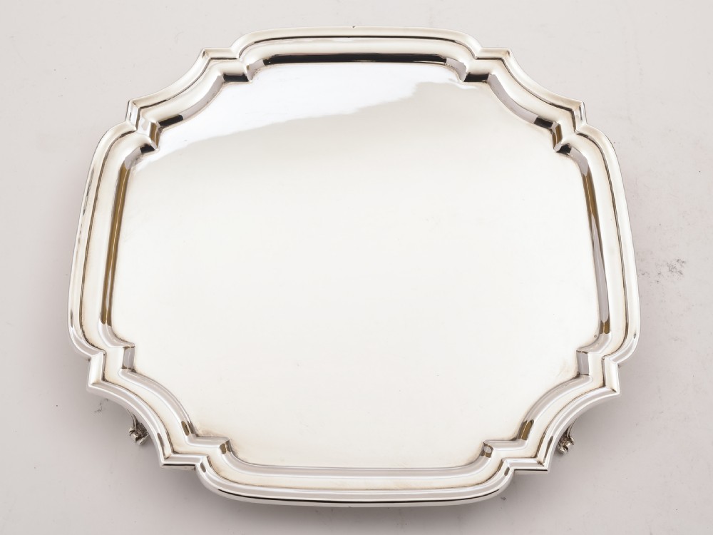 Art Deco Silver Plated Salver, Circa 1930
