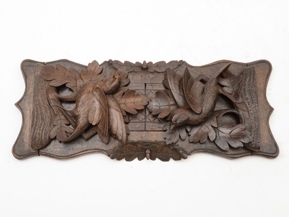 Black Forest Carved Book Rack, Circa 1900 View III