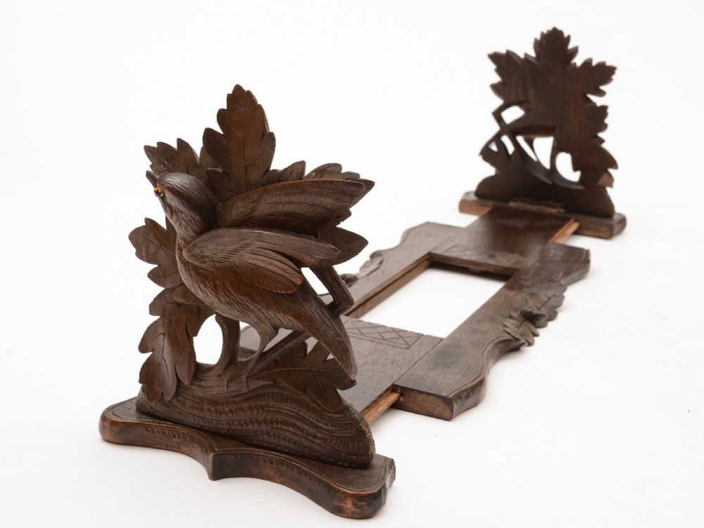 Black Forest Carved Book Rack, Circa 1900 View IV