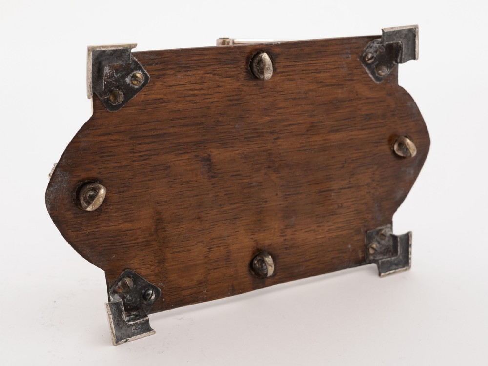 Victorian Oak and Silver Plated Nut Dish, Circa 1890 View VI
