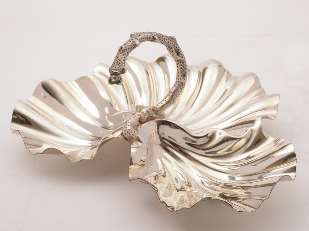 Victorian Shell Shaped Serving Dish, Circa 1890 View II