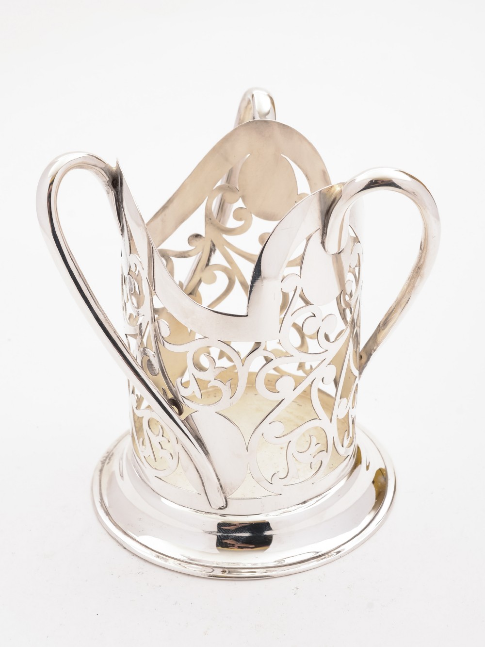 Art Nouveau Silver Plated Syphon Holder, Circa 1900