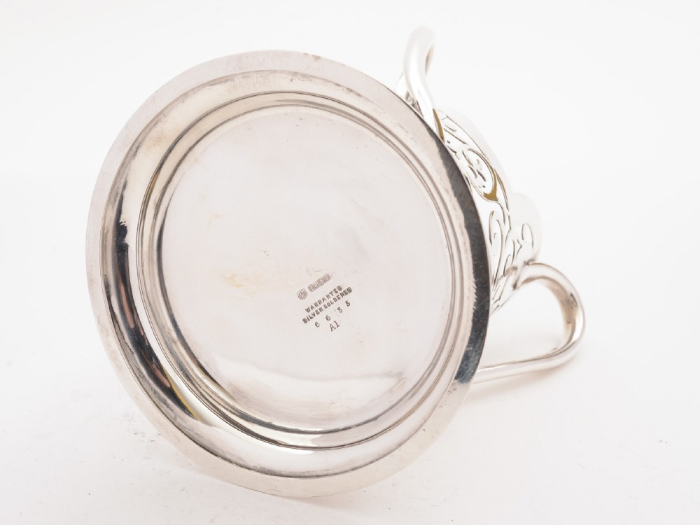 Art Nouveau Silver Plated Syphon Holder, Circa 1900 View III