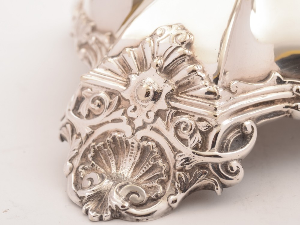 Silver Plated and Green Glass Eperne, Circa 1905 View VII