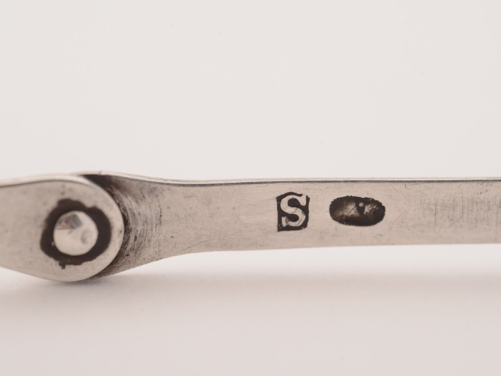Pair of Georgian Silver Reading Glasses, Birmingham 1816 View VI