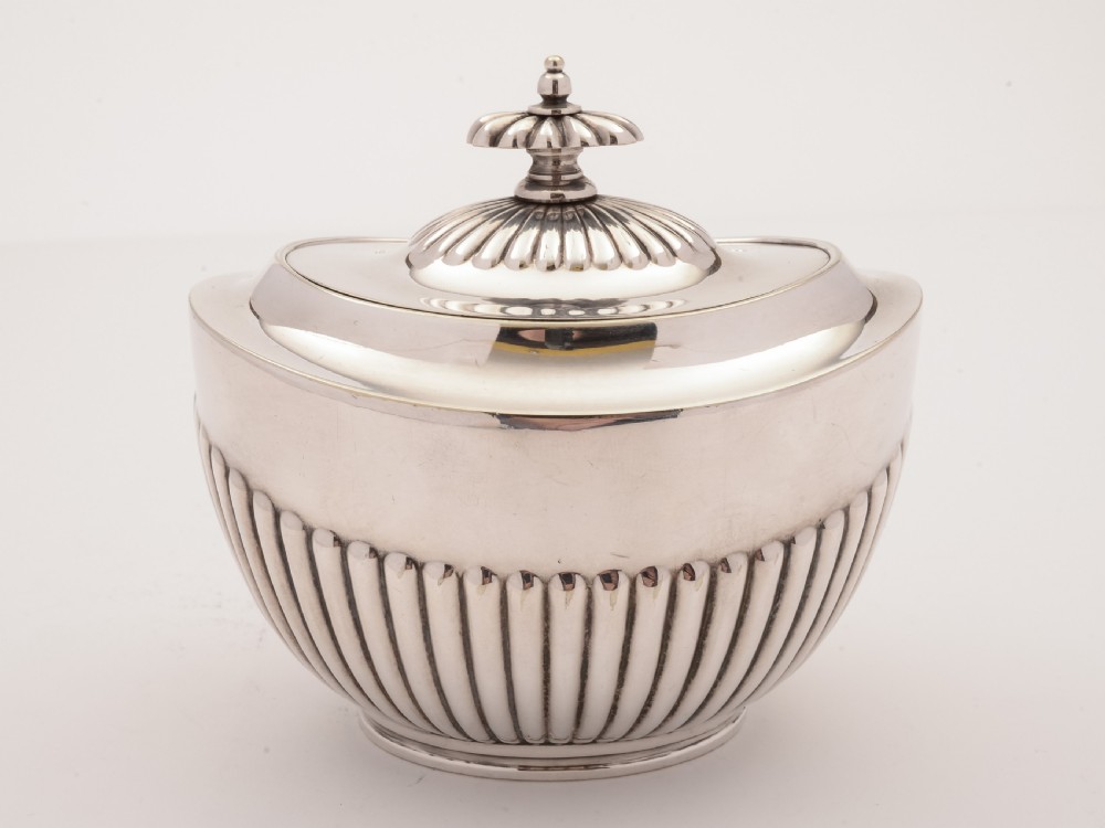 Edwardian Silver Plated Tea Caddy, Circa 1905