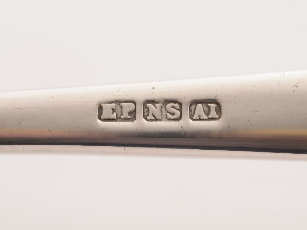 Cased Pair of Edwardian Salad Servers, Circa 1905 View IV