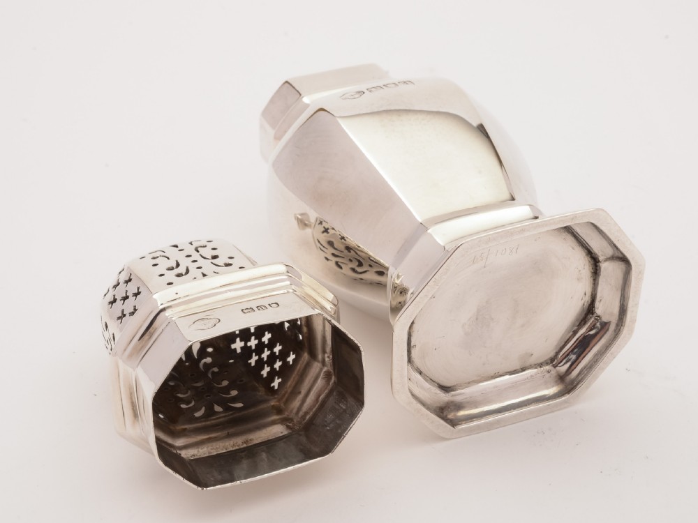 Silver Sugar Shaker, London 1916 View III