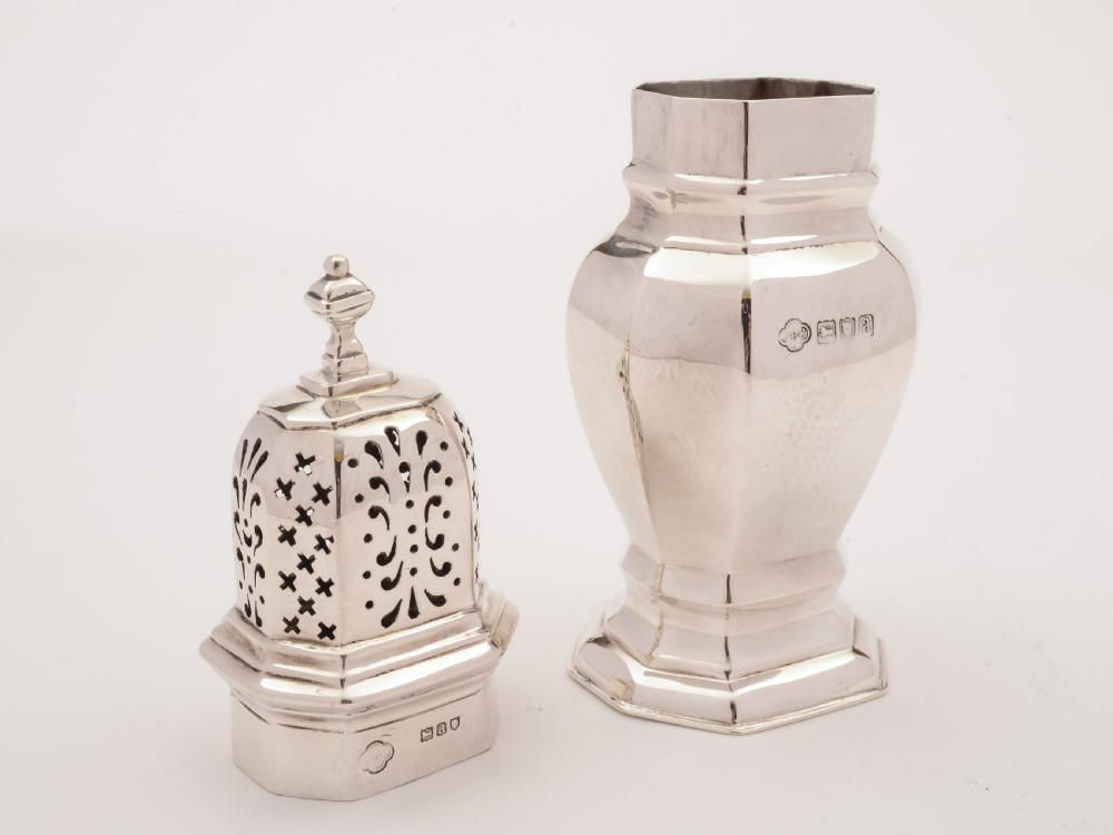 Silver Sugar Shaker, London 1916 View IV