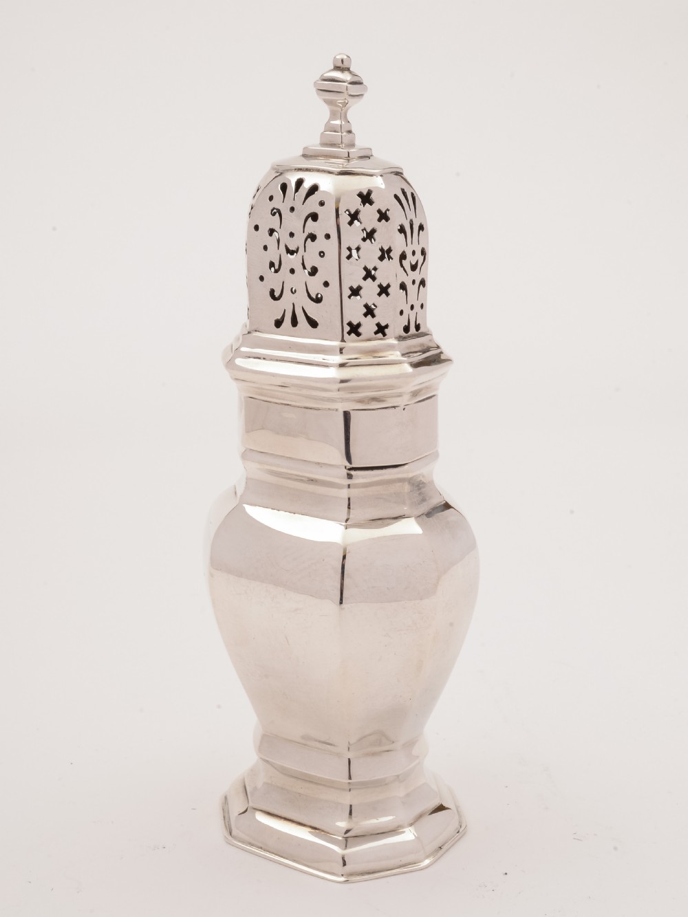 Silver Sugar Shaker, London 1916 View V