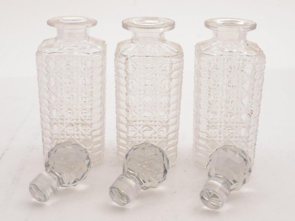 Victorian 3 Bottle Tantalus, Circa 1880 View V