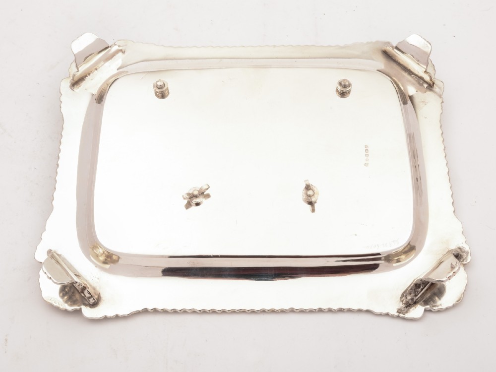 Edwardian Silver Plated Ink Stand, Circa 1905 View III