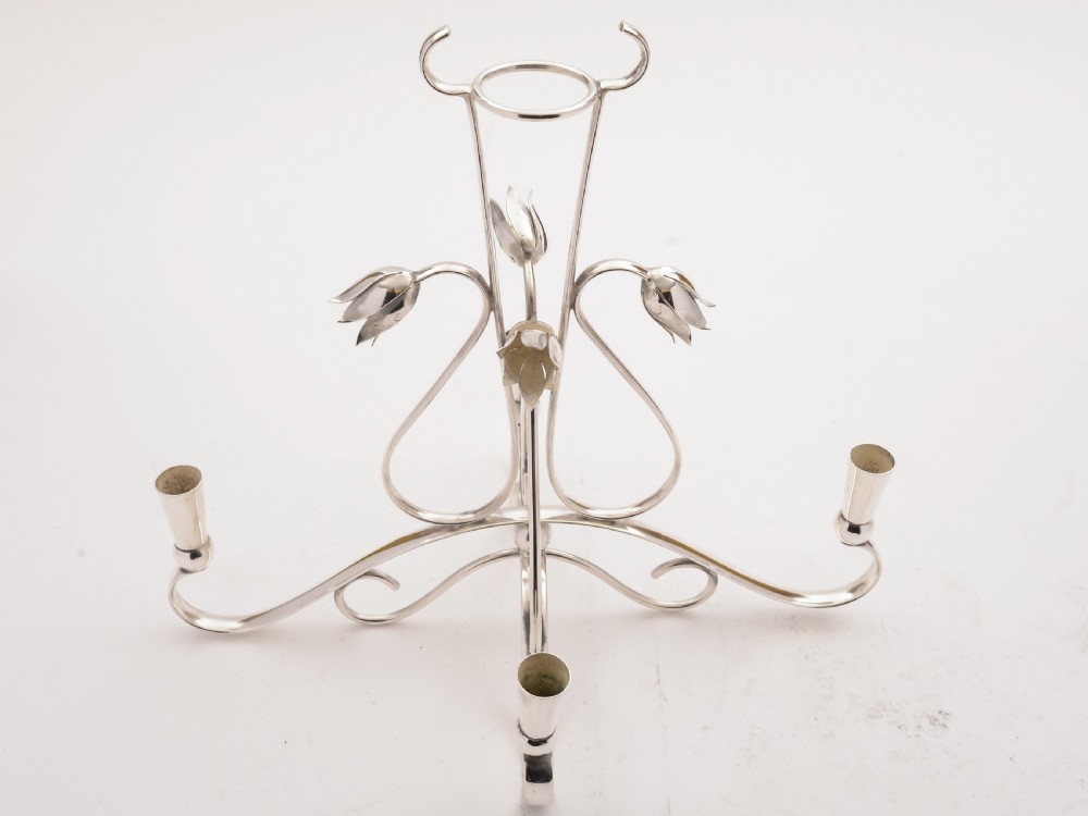 Edwardian Silver Plated Eperne, Circa 1905 View III