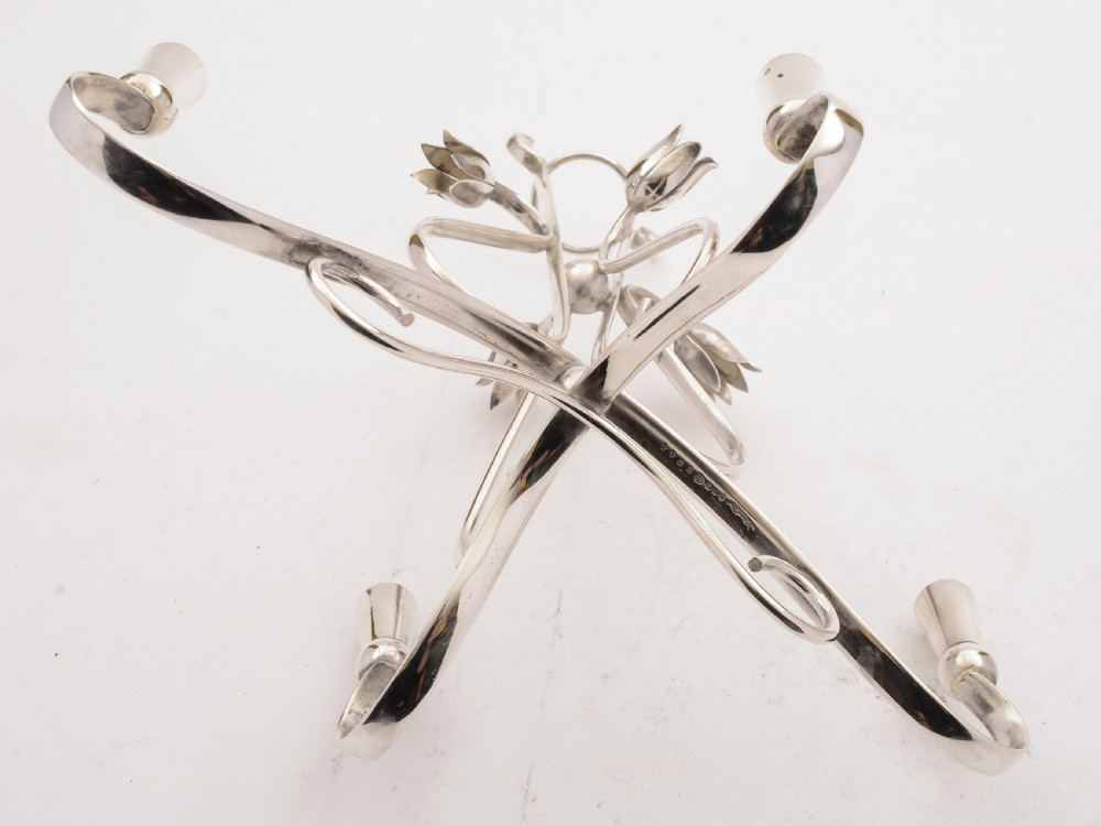 Edwardian Silver Plated Eperne, Circa 1905 View V