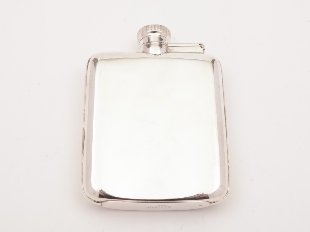 Silver Plated Hip Flask, Circa 1920
