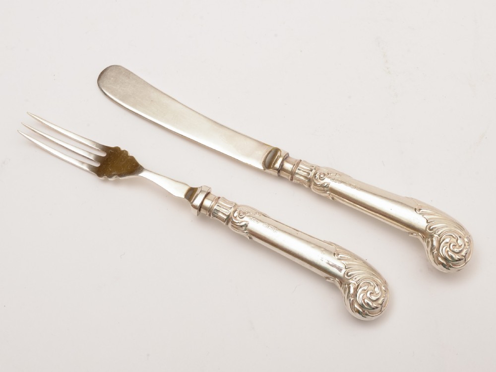 Cased Silver Handled Dessert Set, Sheffield 1925 View II