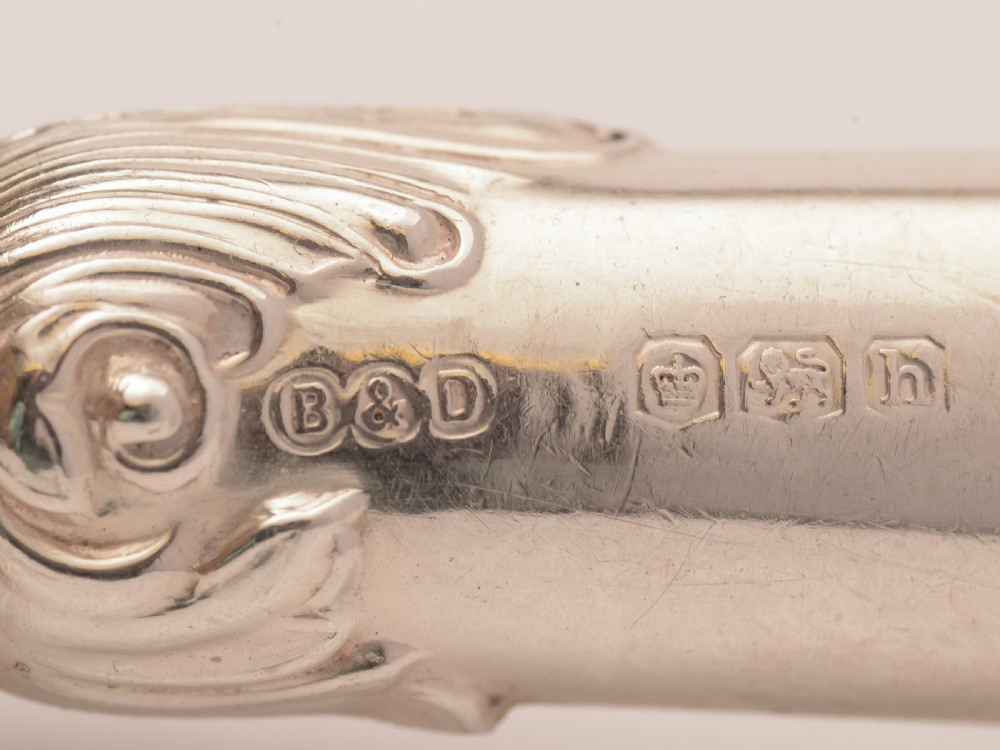 Cased Silver Handled Dessert Set, Sheffield 1925 View V