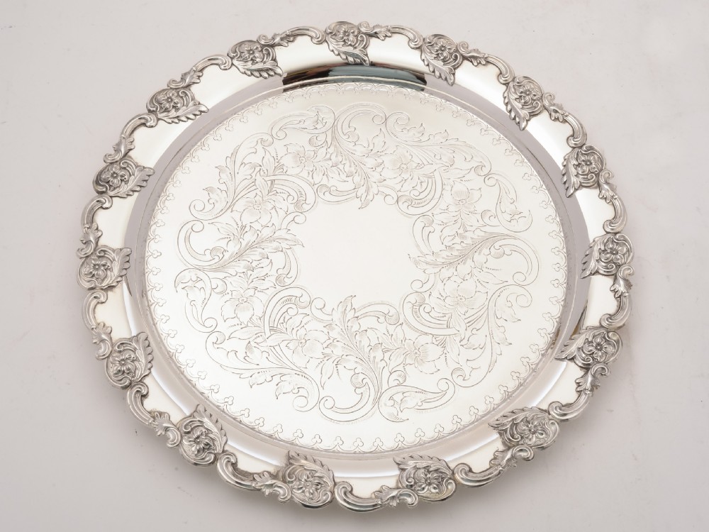 Edwardian Silver Plated Tray, Circa 1905