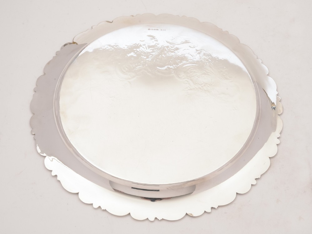 Edwardian Silver Plated Tray, Circa 1905 View III