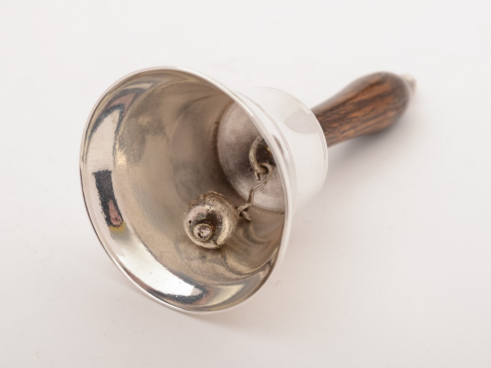 Edwardian Silver Plated Table Bell, Circa 1905 View II