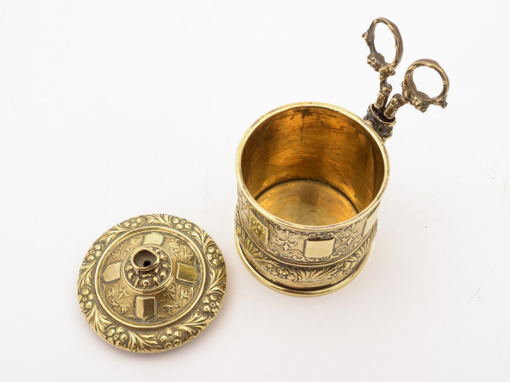 Victorian Brass String Box, Circa 1890 View V