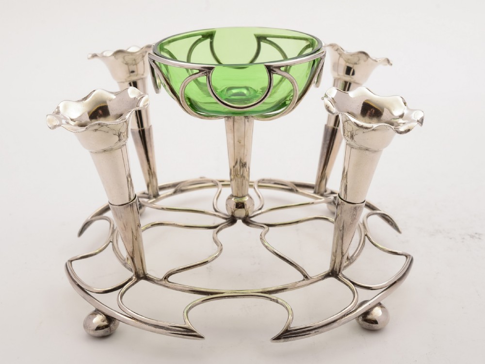 Edwardian Silver Plated Eperne, Circa 1905