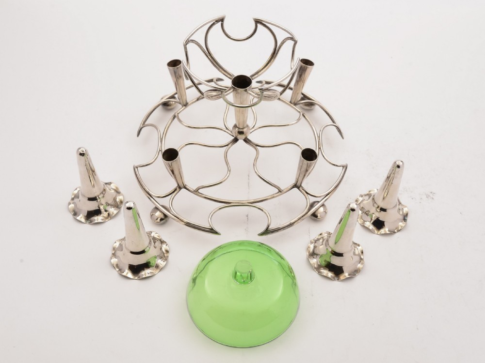 Edwardian Silver Plated Eperne, Circa 1905 View III