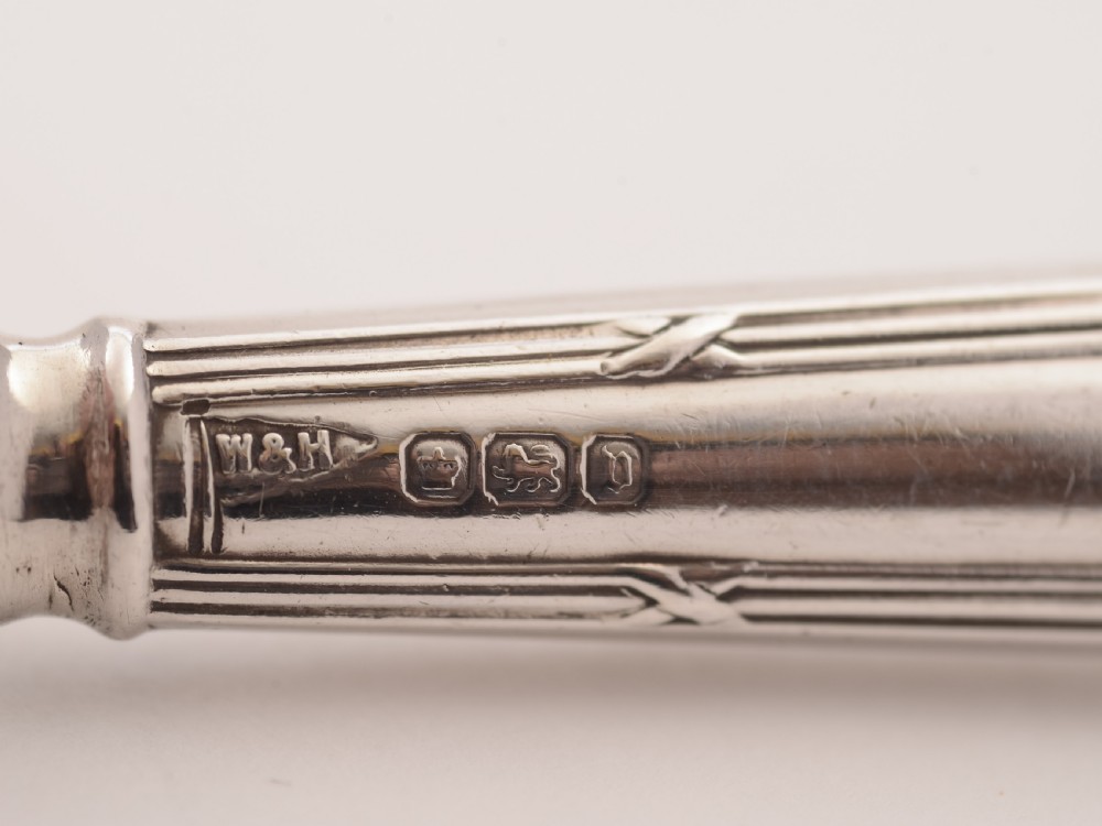 Silver Handled Cake Forks, London 1930 View VI
