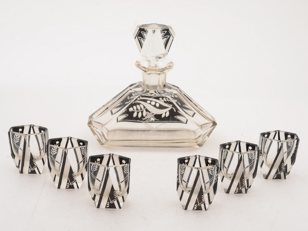 Art Deco Liqueur Set, Circa 1930 View II