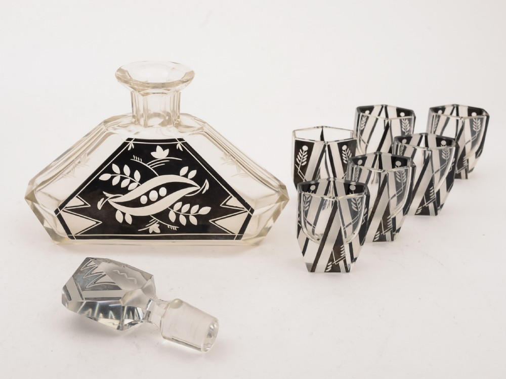 Art Deco Liqueur Set, Circa 1930 View III