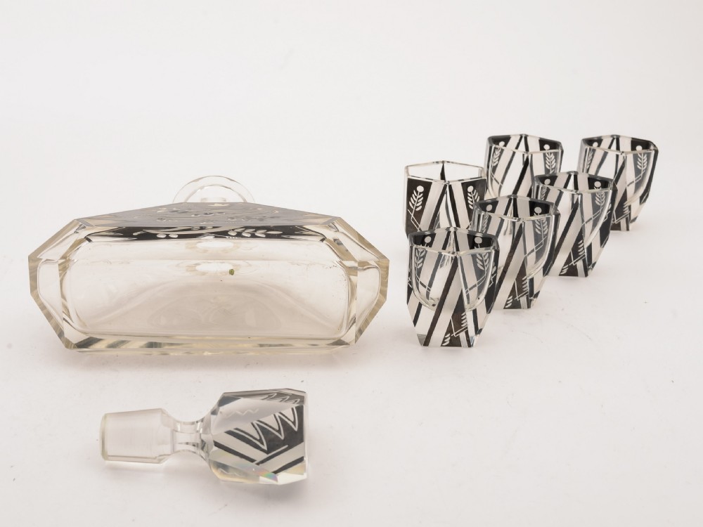 Art Deco Liqueur Set, Circa 1930 View IV