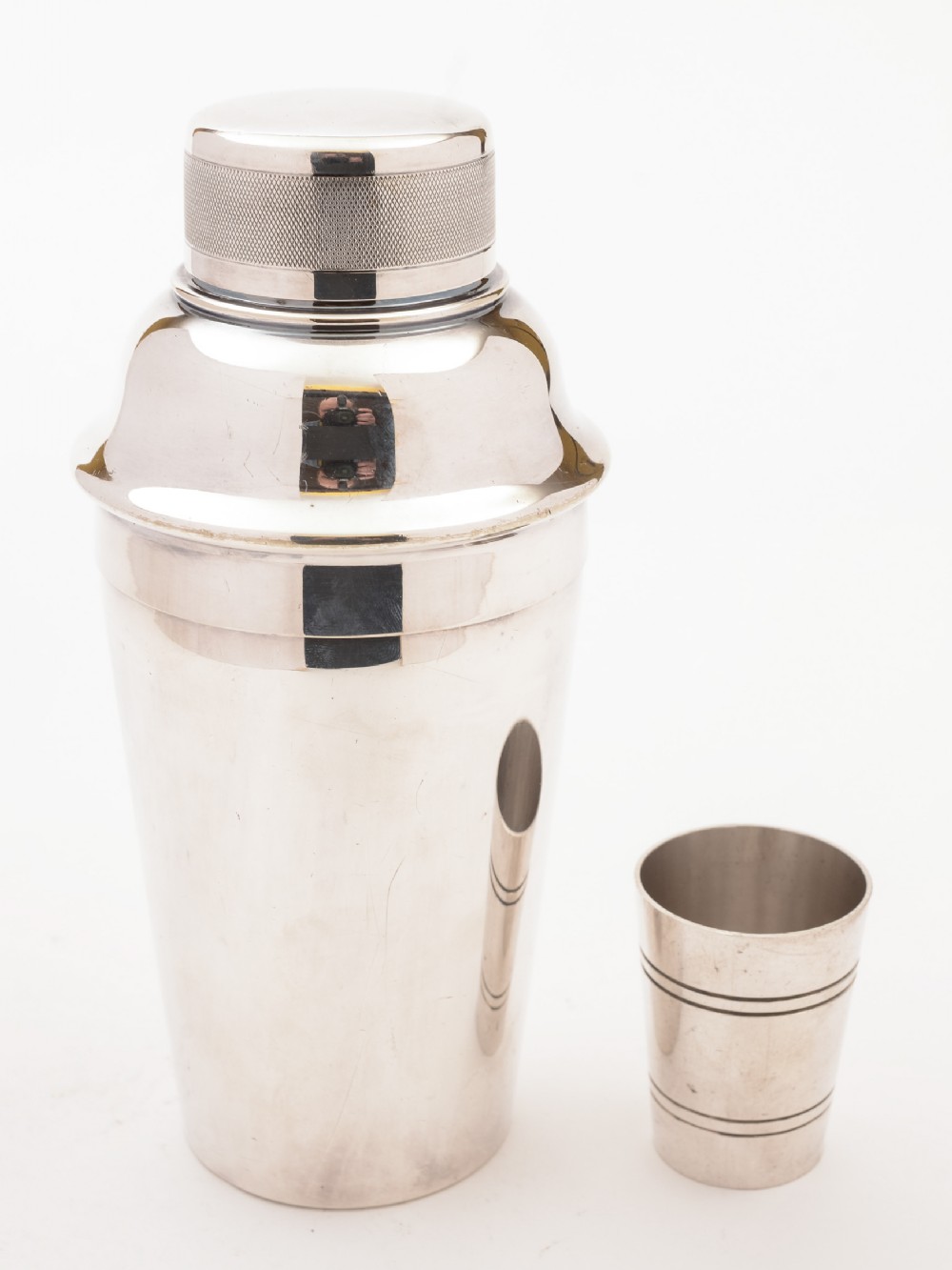 Art Deco Silver Plated Cocktail Shaker, Circa 1930