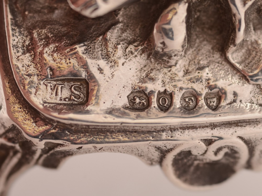 Victorian Silver Cherub Ornament, London 1891 View V