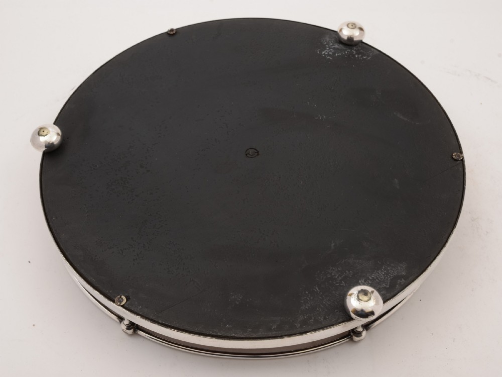 Victorian Circular Oak Drinks  Tray, Circa 1890 View V