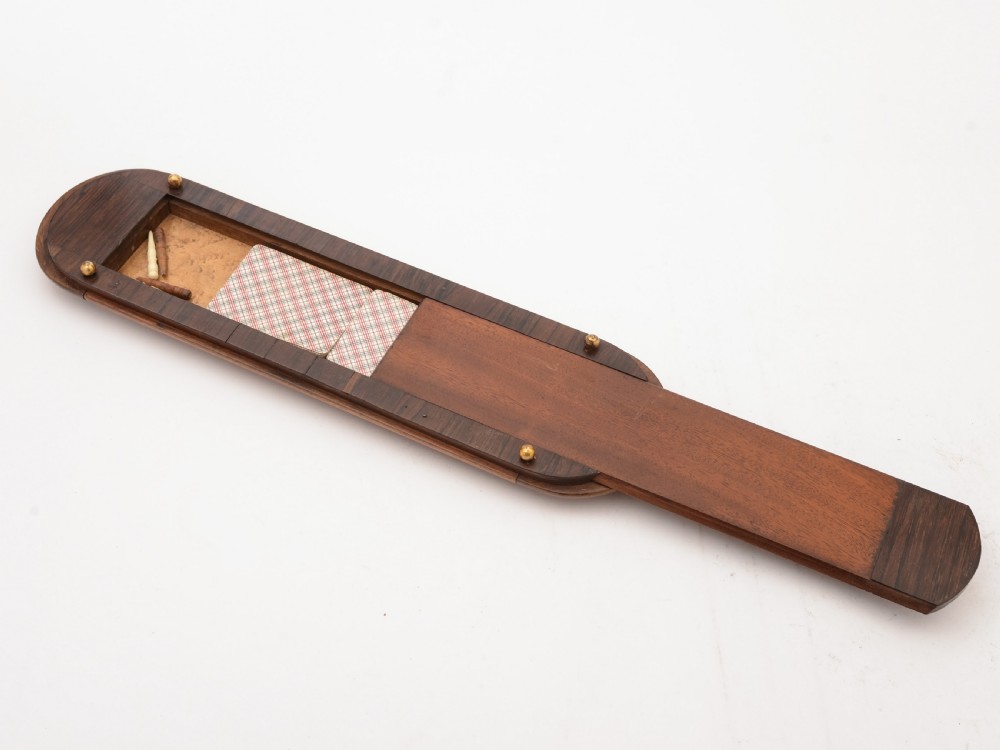 Victorian Maple Wood Cribbage Board, Circa 1880 View III