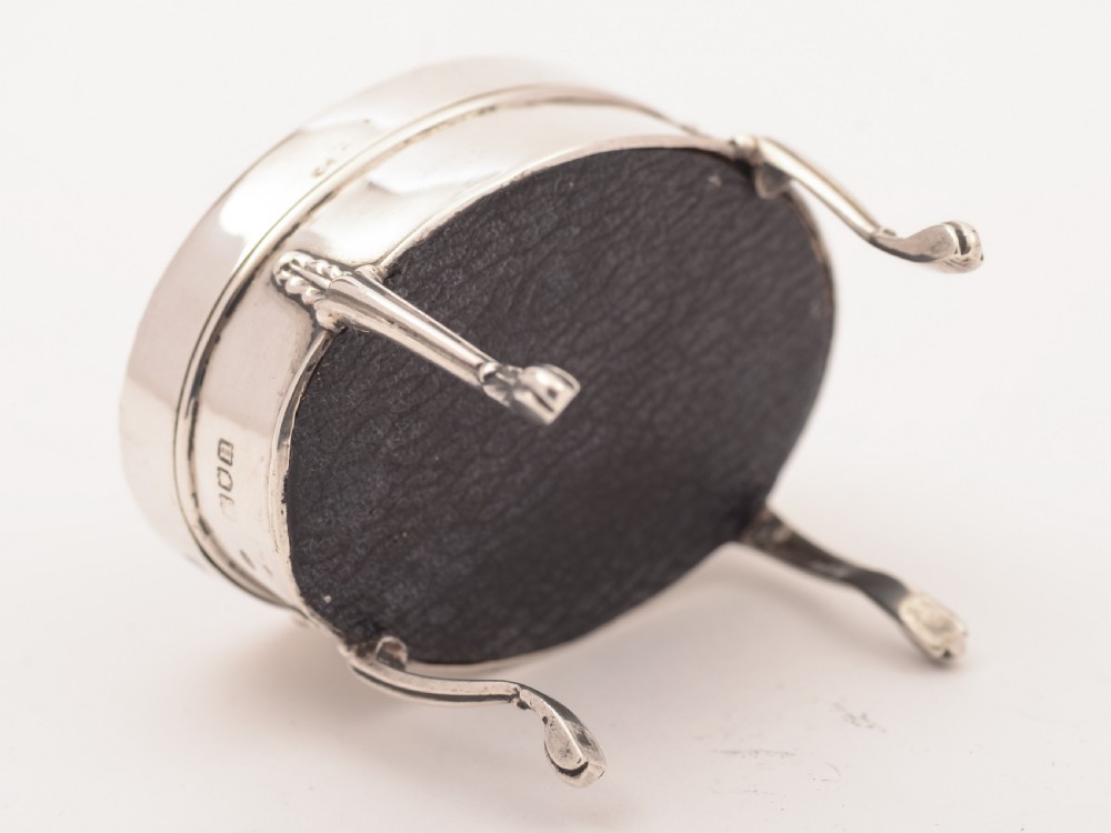 Edwardian Silver and Tortoise Shell Ring Box, London 1908 View II