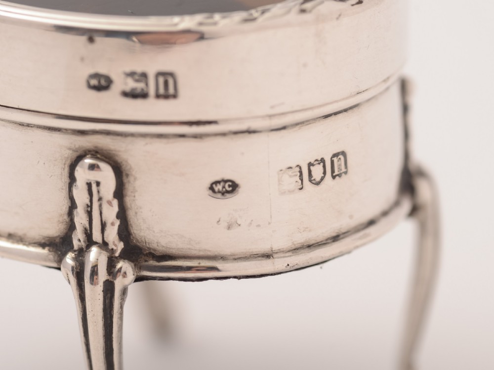 Edwardian Silver and Tortoise Shell Ring Box, London 1908 View VI
