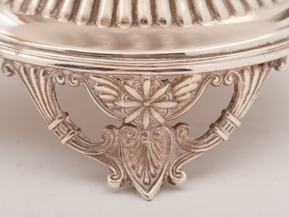 Victorian Silver Plated Cream and Sugar Set, 1870 View VIII