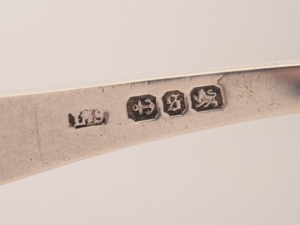 Victorian Silver Ladle and Sifting Spoon, Birmingham 1892 View IV