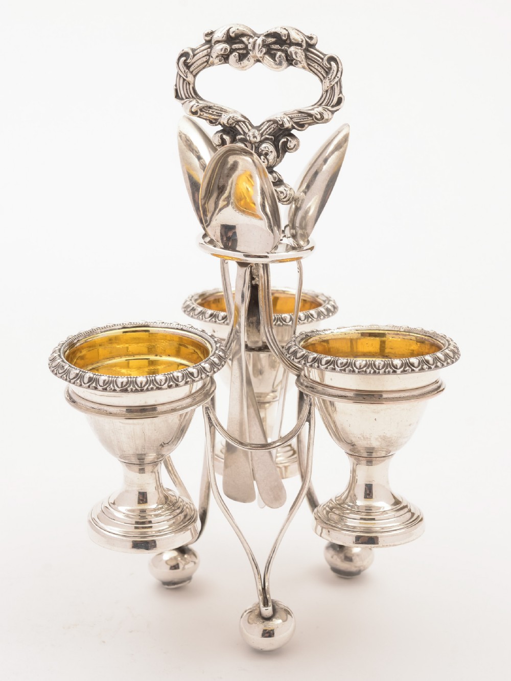 Sheffield Plated Egg Cruet, Circa 1830