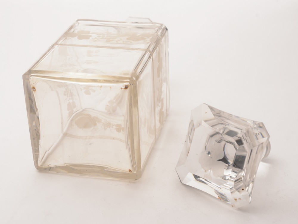 Irish Spirit Decanter, Circa 1900 View III