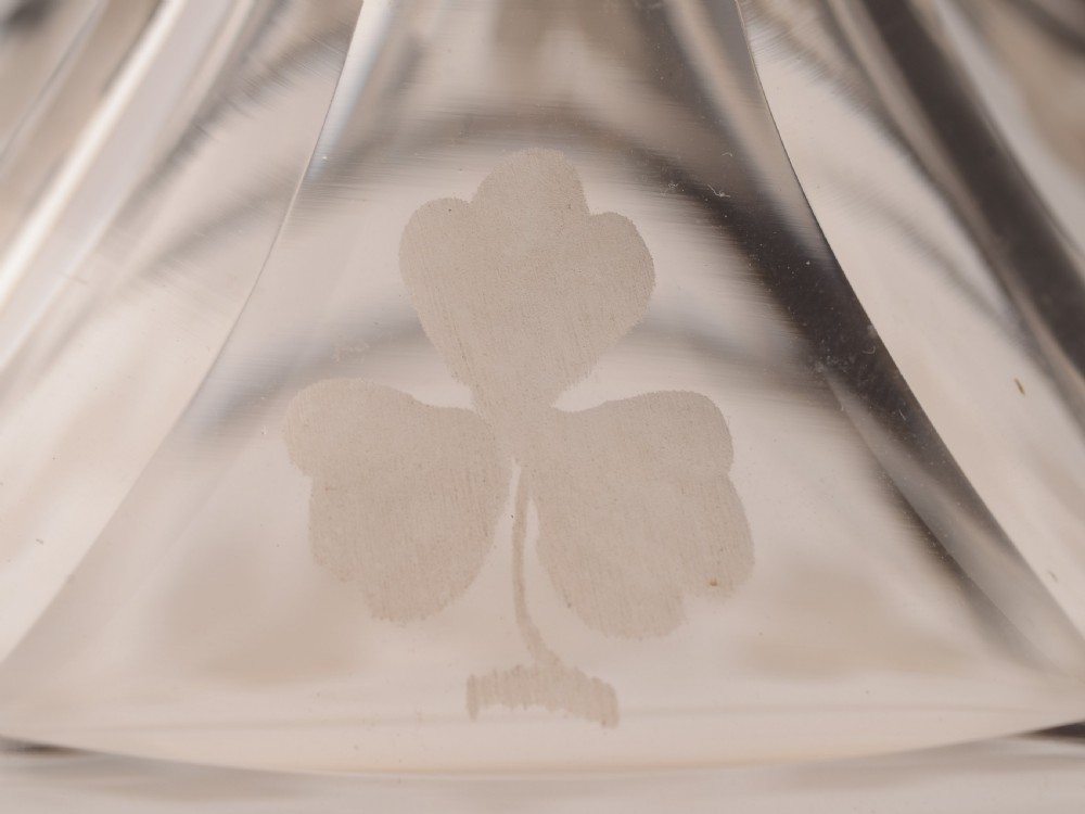 Irish Spirit Decanter, Circa 1900 View VII