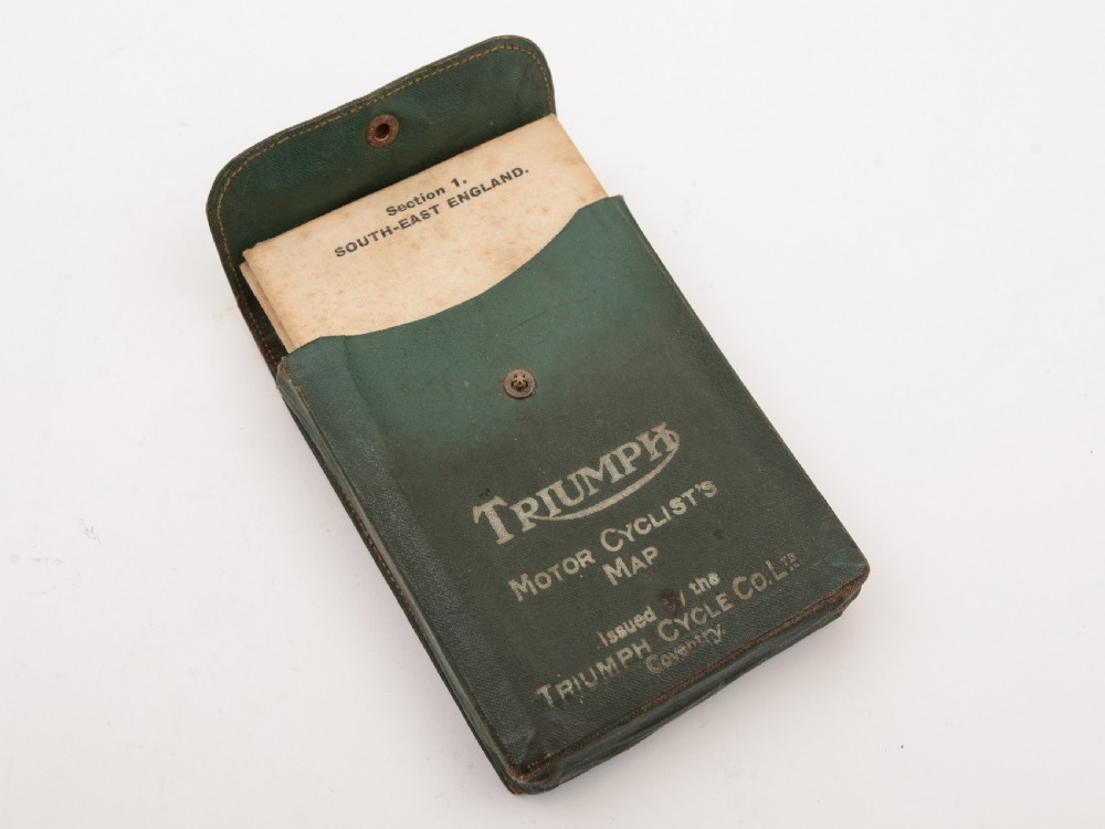 Set of Triumph Motorcycle Maps, Circa 1930 View IV
