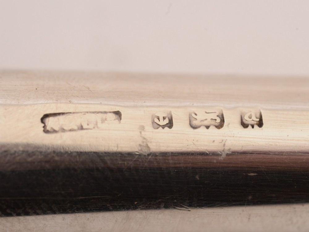 Cased Silver Bread Fork, Birmingham 1900 View V