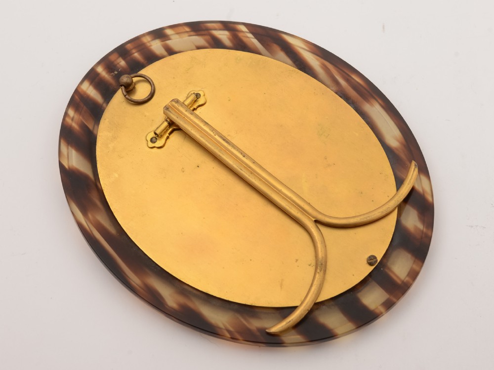 French Brass and Faux Tortoise Shell Photo Frame, Circa 1920 View III
