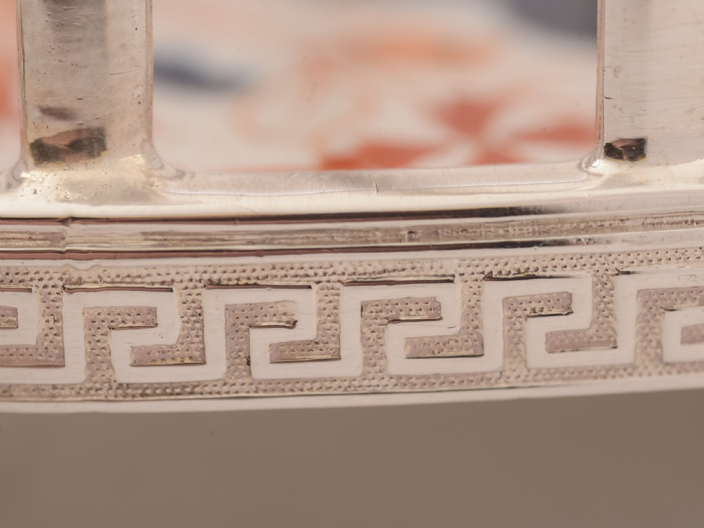 Victorian China and Silver Plated Toast Rack, Circa 1890 View II
